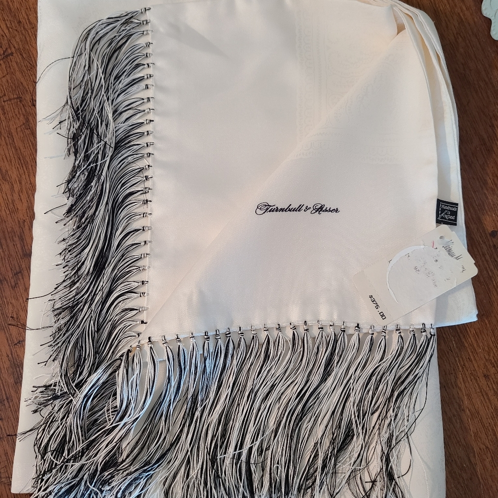 Vintage Turnball and Asser Silk Scarf
